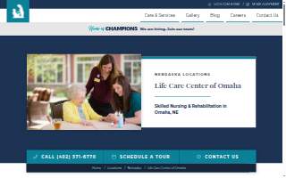 Life Care Center of Omaha website