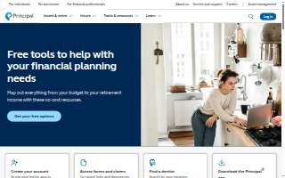 Principal Financial Group Financial Planner website