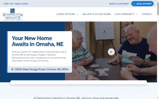 Remington Heights Retirement Community website