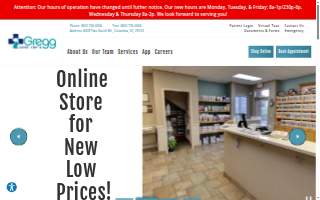 Gregg Animal Hospital website