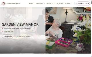 Garden View Manor website