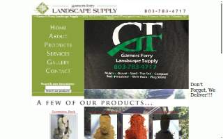 Garners Ferry Landscape Supply website