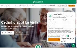 Cedarhurst Senior Living of La Vista website