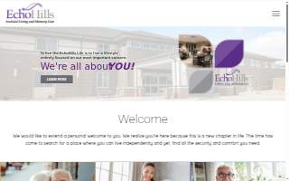 Echo Hills Assisted Living and Memory Care website