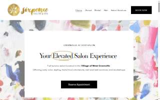 Sixpence Salon website
