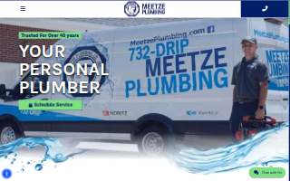Meetze Plumbing website