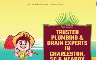Palmetto Plumbing, Drain Cleaning & Water Heater Repair website