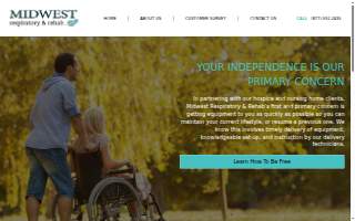 Midwest Respiratory & Rehab website