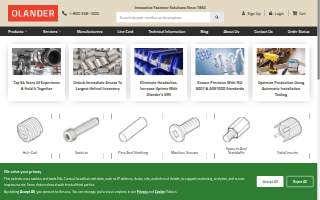 Olander Trucking Inc website