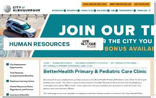 BetterHealth Clinic website