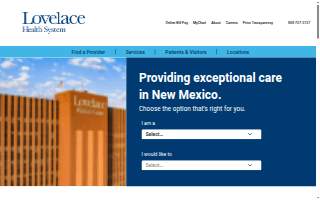 Lovelace Medical Group website