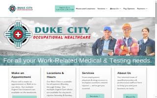 Duke City Occupational Healthcare website