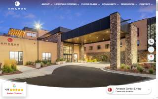Amaran Senior Living website
