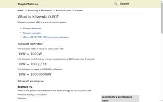 Kilowatt Electric of Rapid City website