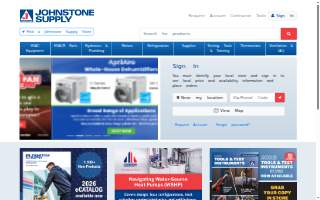 Johnstone Supply of Gulfport website
