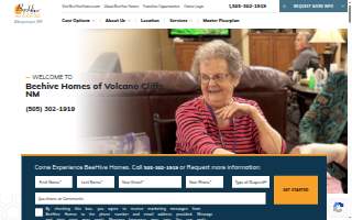 Bee Hive Homes of Volcano Cliffs website