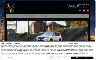 Vehicles Nashville website