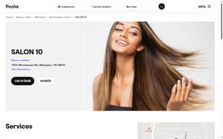 Salon 10 website