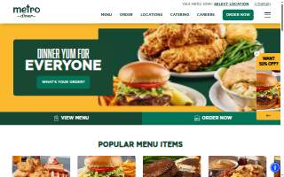 The Diner at Twisters website