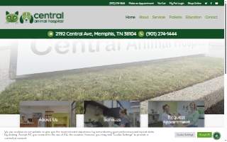 Central Animal Hospital website