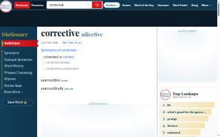 Corrective Chiropractic website