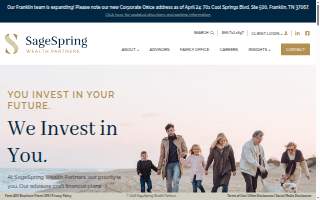 SageSpring Wealth Partners - Financial Advisors website
