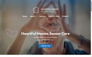 Heartful Homes Senior Care website