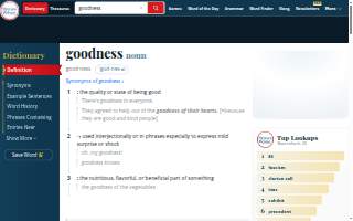 Goodness To Go website