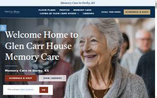 Glen Carr House Memory Care website