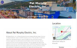 Pat Murphy Electric, Inc. website