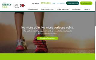 The Vein Center at Iowa Heart website