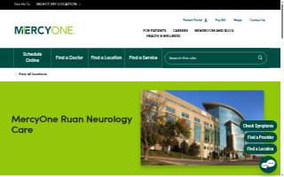 MercyOne Ruan Neurology Care website