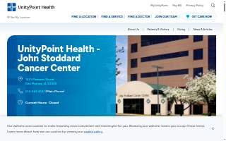 UnityPoint Health - John Stoddard Cancer Center website