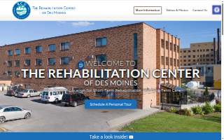Rehabilitation Center of Des Moines website