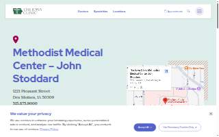 The Iowa Clinic Methodist Medical Center John Stoddard website