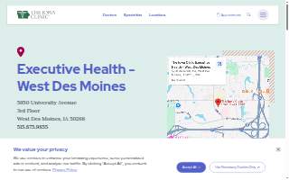 The Iowa Clinic Executive Health - West Des Moines website