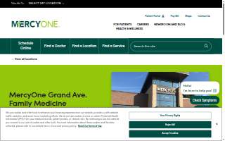MercyOne Grand Avenue Family Medicine website
