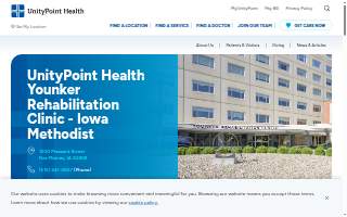 UnityPoint Health Younker Rehabilitation Clinic - Iowa Methodist website
