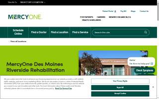 MercyOne Riverside Rehabilitation website