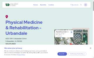 The Iowa Clinic Physical Medicine & Rehabilitation - Methodist Medical Center Plaza II website