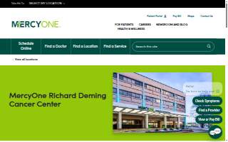 MercyOne Richard Deming Cancer Center website