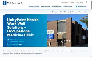 UnityPoint Health Work Well Solutions - Occupational Medicine Clinic website
