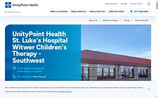 UnityPoint Health St. Luke's Hospital Witwer Children's Therapy - Southwest website