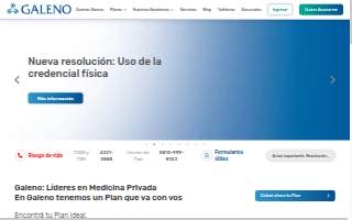 Galeno Medical Clinic website