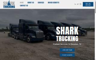 Shark Trucking, Inc. website