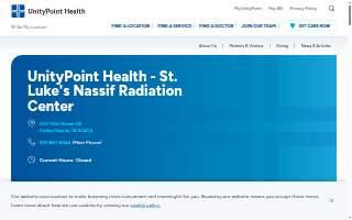UnityPoint Health - St. Luke's Nassif Radiation Center website