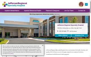 Jefferson Regional Specialty Hospital - Inpatient Rehabilitation website