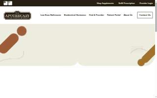 Apothecary Salon website