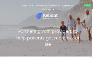 Reliant Rehab website