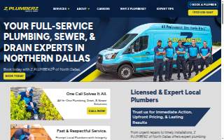 Z Plumberz of North Dallas website